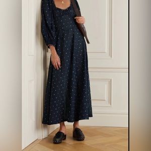Doen Navy Blue Floral Dress